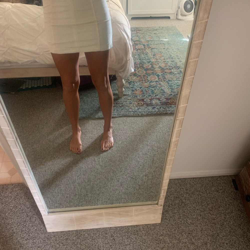 Free people corduroy off white high waisted skirt - Picture 2 of 4